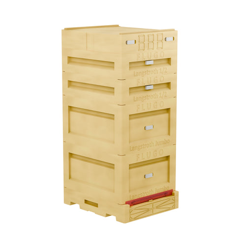 Colmena Langstroth Jumbo (Dadant) de Poliuretano para 10 Cuadros